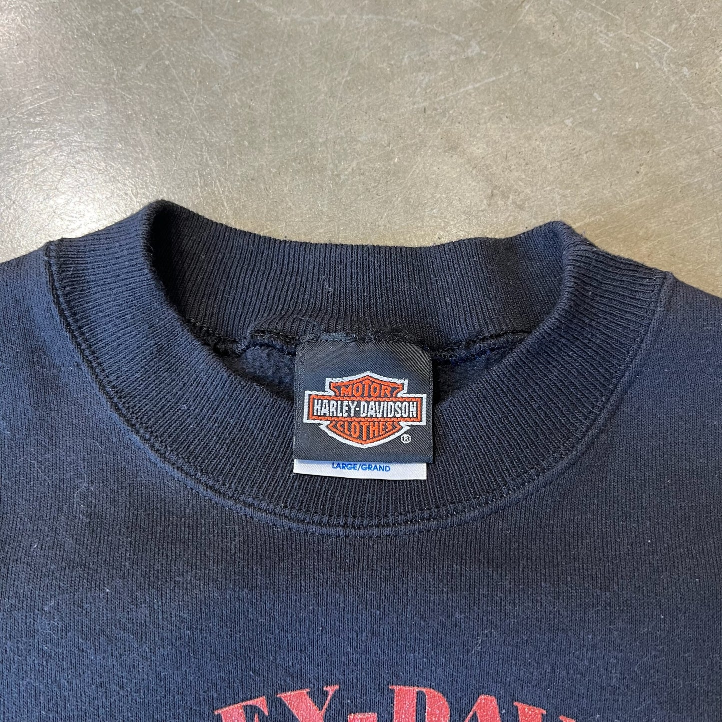 LARGE - Vintage Harley Crewneck