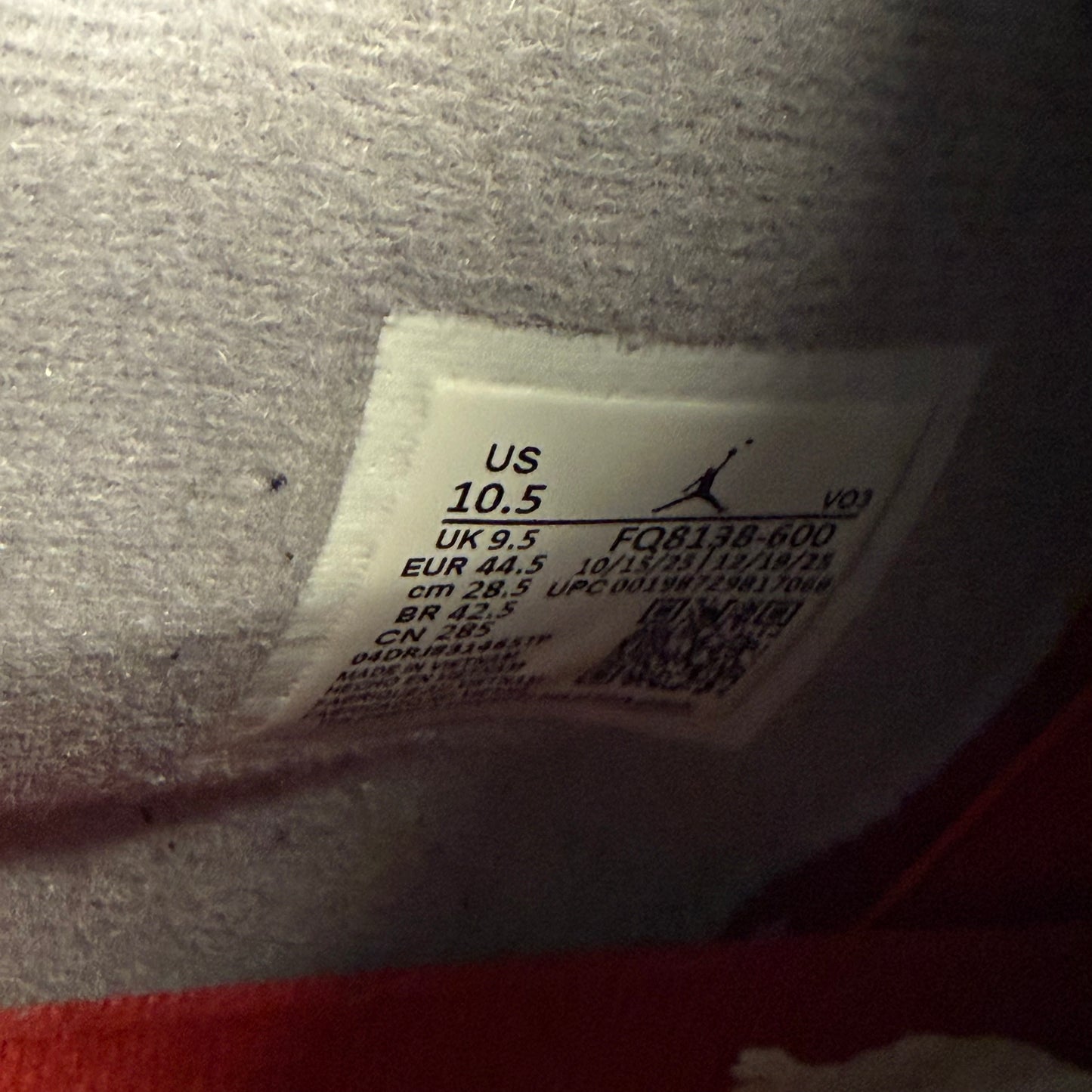 Jordan 4 Retro 'Toro Bravo' 2026 (Used) - Size 10.5