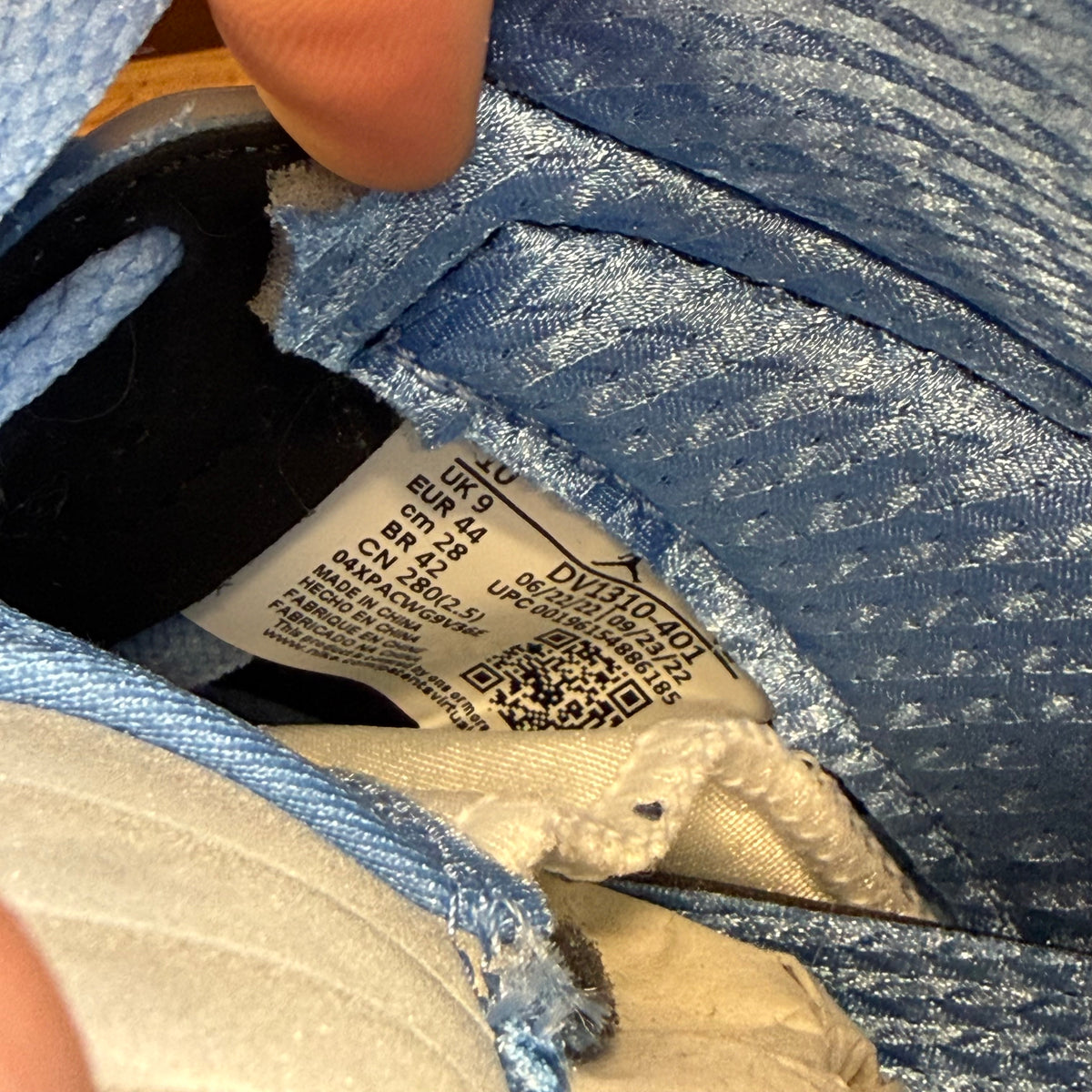 Size 10 - Jordan 5 Retro SE 'UNC' (Used)