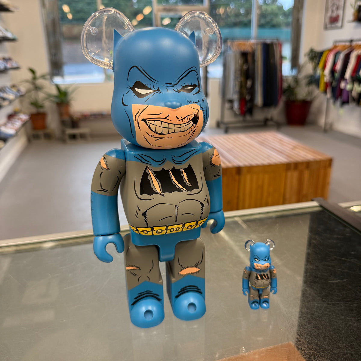 Bearbrick Batman TDKR: The Dark Knight Triumphant 100% & 400% Set (Pre-Owned)