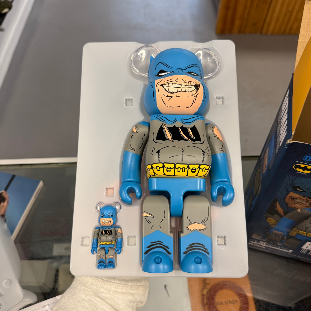 Bearbrick Batman TDKR: The Dark Knight Triumphant 100% & 400% Set (Pre-Owned)