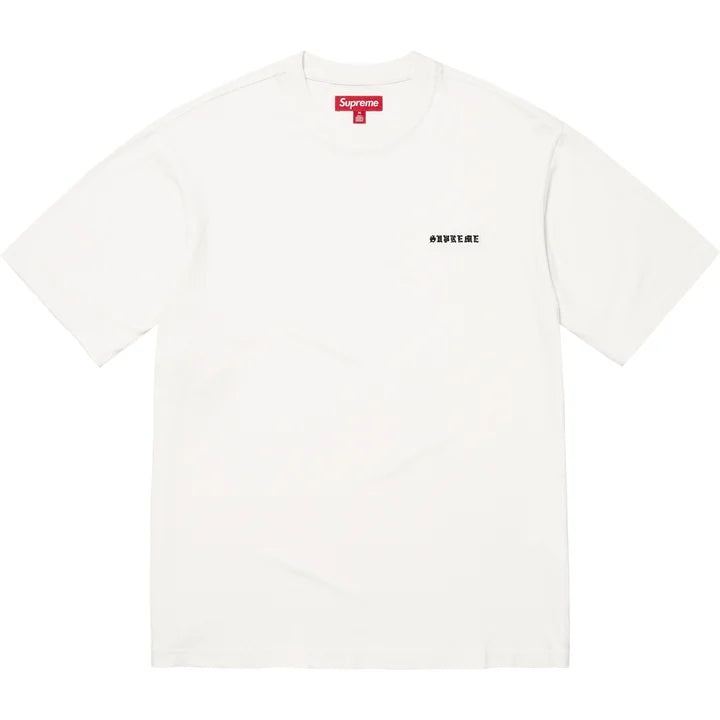 Supreme Washed S/S Top 'White' - Medium