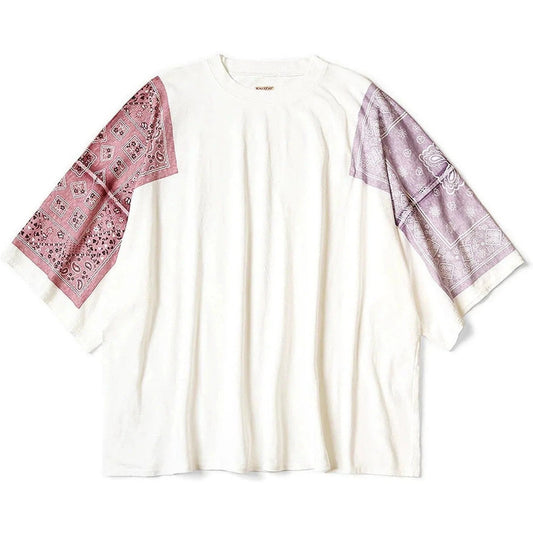 Kapital Bandana Tee - Pink/Purple