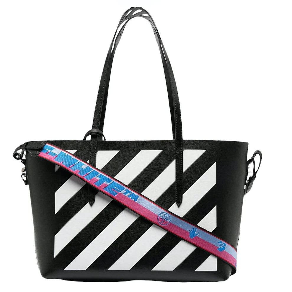 OFF WHITE BINDER TOTE BAG