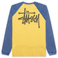 Large - Stussy Raglan Basic Thermal 'Two Tone'
