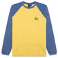 Large - Stussy Raglan Basic Thermal 'Two Tone'