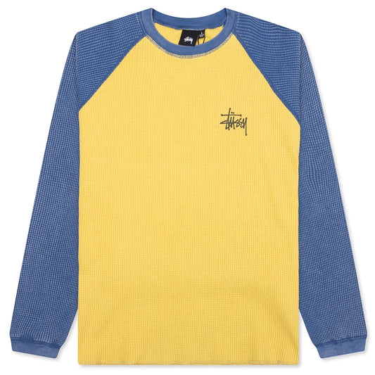 Large - Stussy Raglan Basic Thermal 'Two Tone'