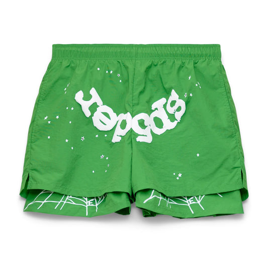 Sp5der OG Web Double Layer Nylon Shorts