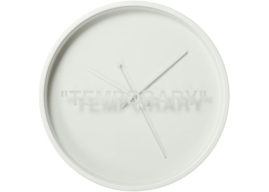 Virgil Abloh x IKEA MARKERAD „TEMPORARY“ Wanduhr