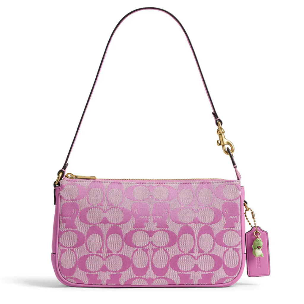 Brain Dead x Coach Signature Jacquard Plaza Bag - Fuchsia