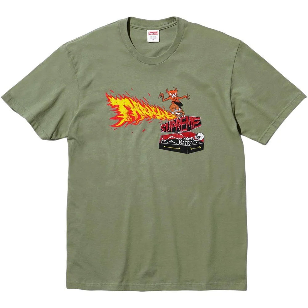 Supreme x Thrasher Back Tail Tee