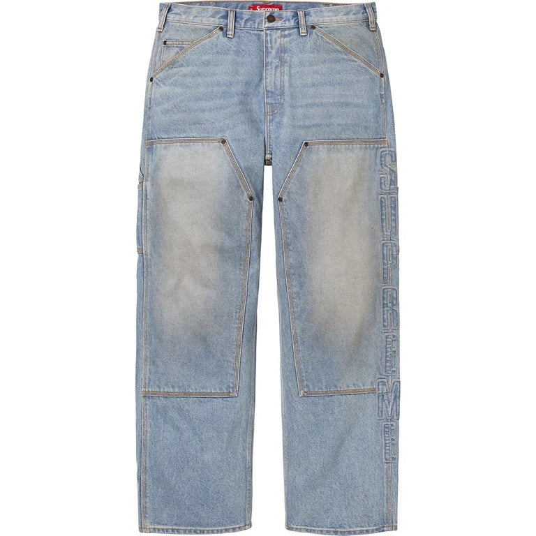 Supreme Reflective Double Knee Pant 'Denim'