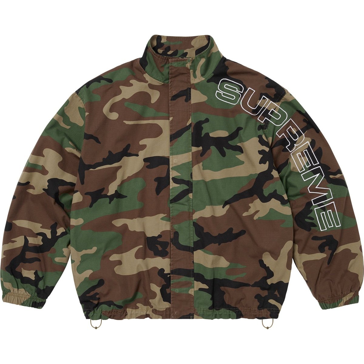 Supreme Spellout Embroidered Ripstop Track Jacket