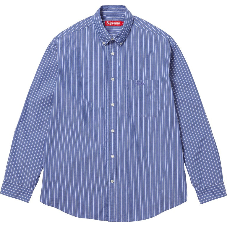 Supreme Loose Fit Streifenhemd