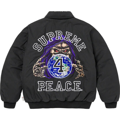 Supreme Peace Embroidered Work Jacket (USED)