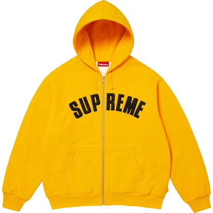 Supreme Arc Thermal Lined Zip Up Kapuzenpullover 'Gelb'
