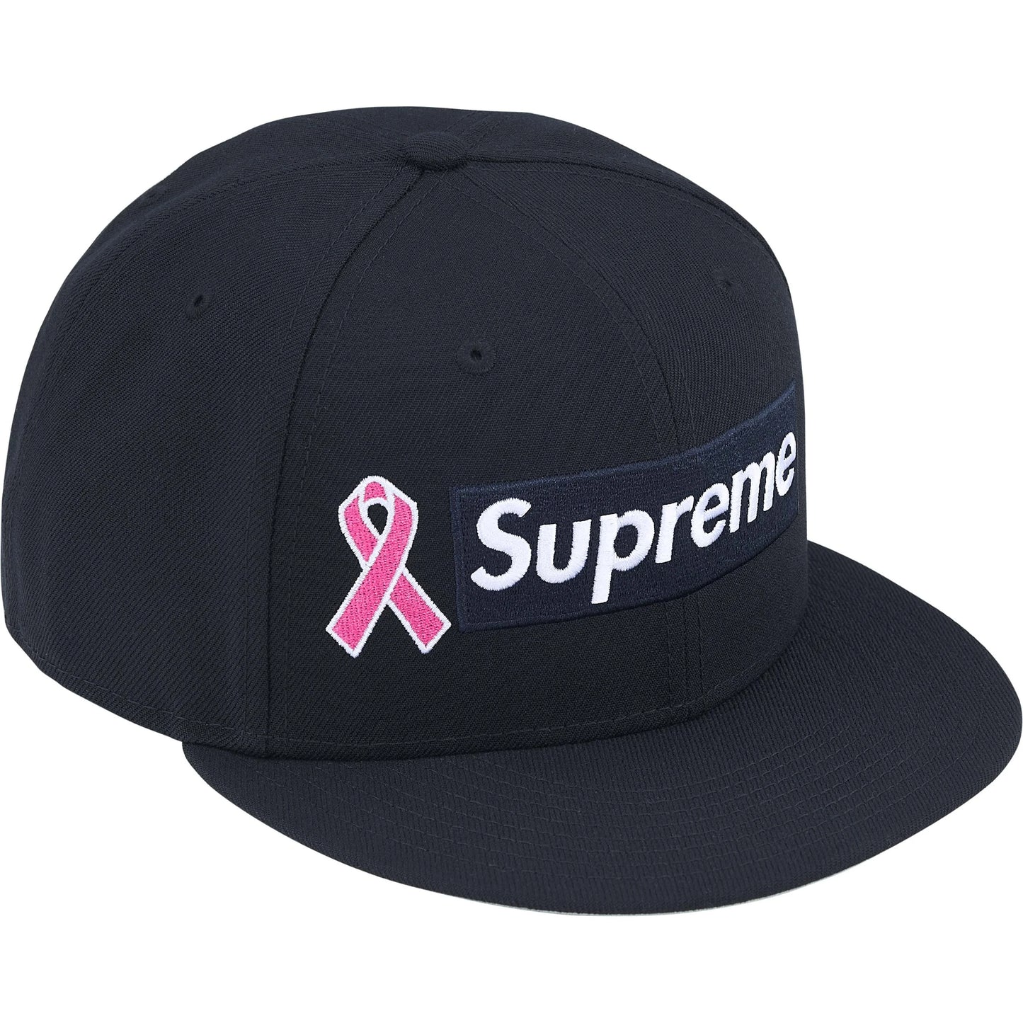 Supreme Breast Cancer Awareness Box Logo New Era® 'Navy'