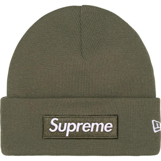 Supreme New Era® Box Logo Beanie 'Light Olive'