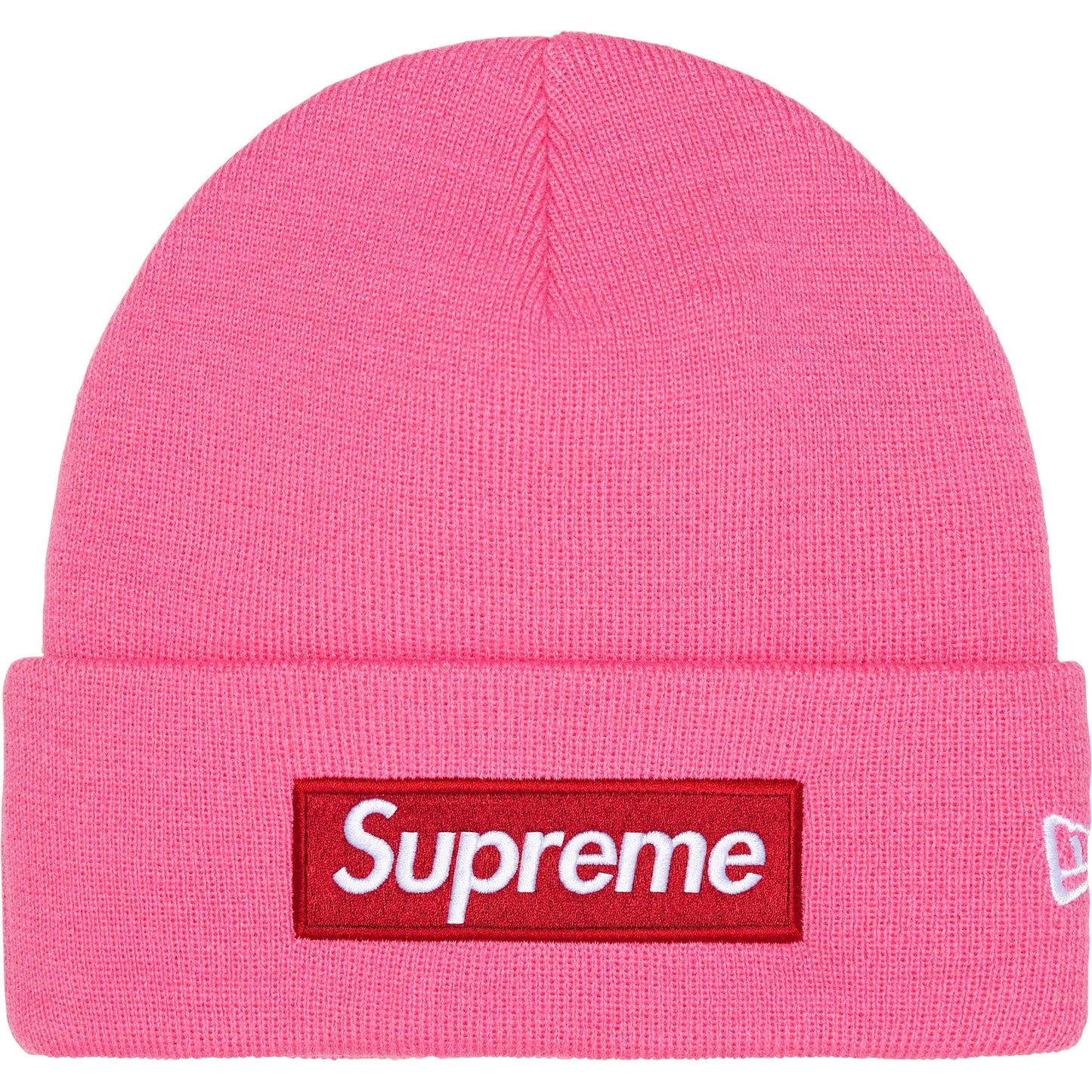 Supreme New Era® Box Logo Beanie 'Magenta'