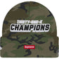 Supreme New Era® Football Beanie 'Woodland Camo'