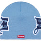 Supreme New Era Outline Beanie 'Light Blue'
