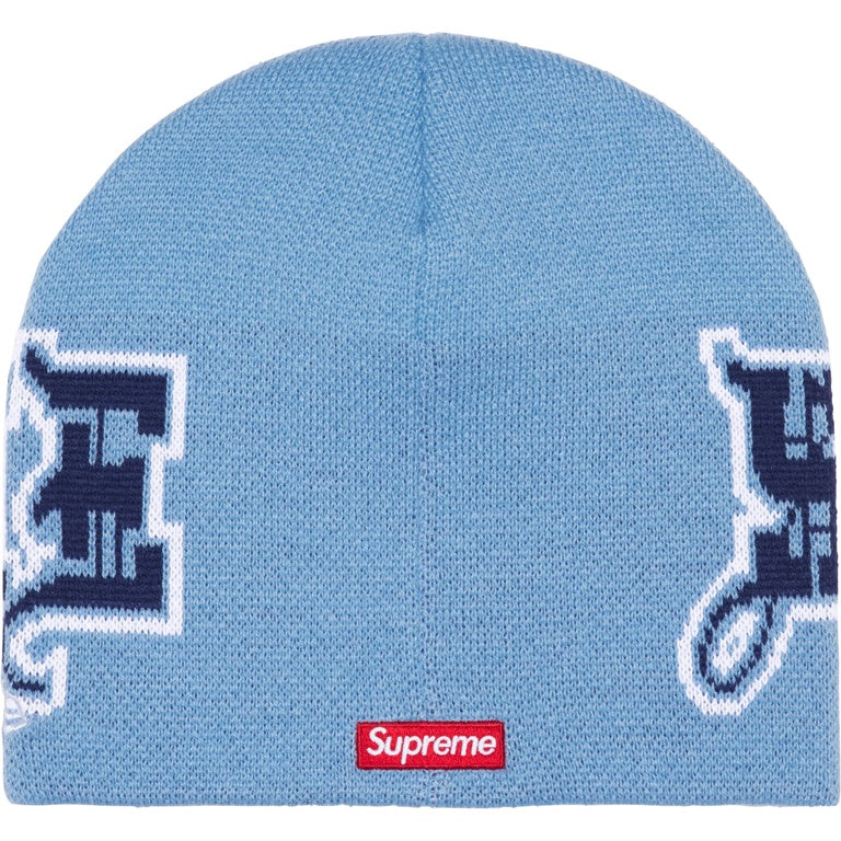 Supreme New Era Outline Beanie 'Light Blue'