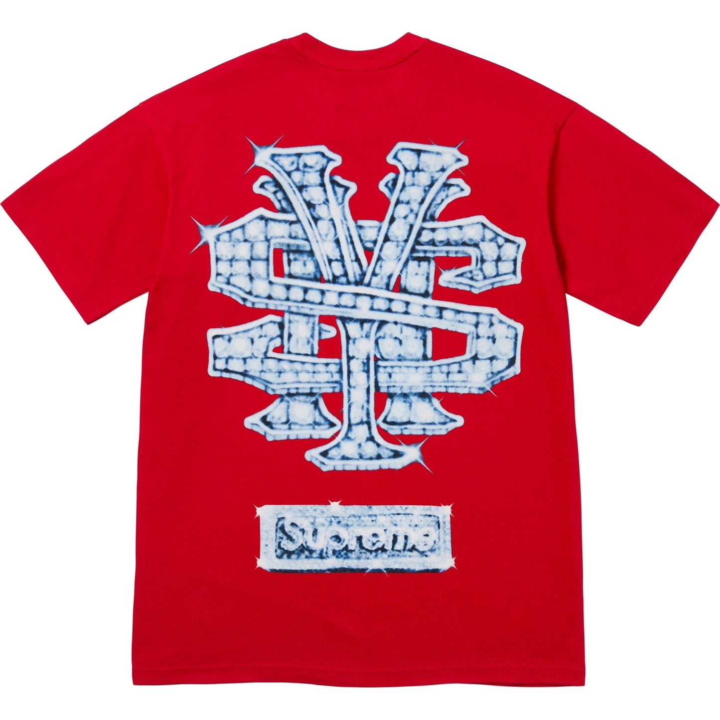 Supreme Snowman Tee 'Red'