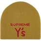 Supreme®/Y’s Skull Beanie (FW25)