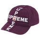 Supreme Cross 6-Panel 'Plum'