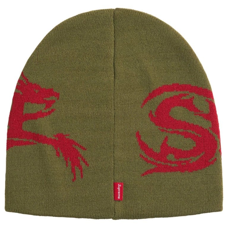 Supreme Dragon Beanie 'Olive'