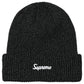 Supreme Loose Gauge Beanie 'Black Reflective'
