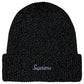 Supreme Loose Gauge Beanie 'Black Reflective'