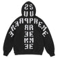 Supreme Mirrored Appliqué Hooded Sweatshirt 'Black' - XL
