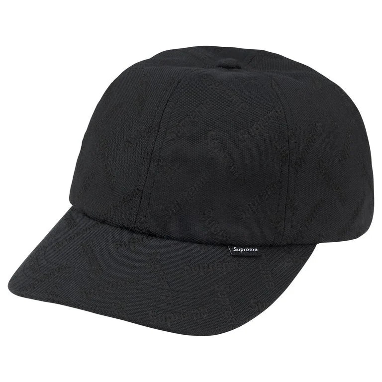 Supreme Monogram Jacquard 6-Panel 'Black'