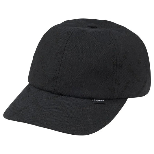 Supreme Monogram Jacquard 6-Panel 'Black'