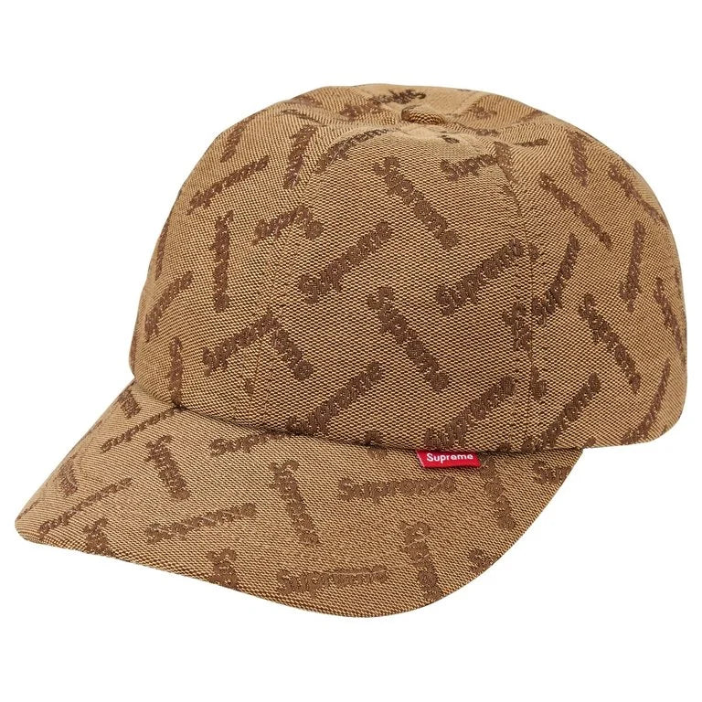 Supreme Monogram Jacquard 6-Panel 'Tan'
