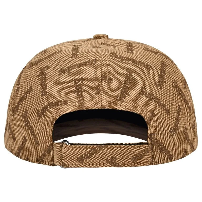 Supreme Monogram Jacquard 6-Panel 'Tan'