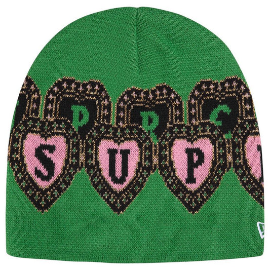 Supreme New Era® Hearts Beanie 'Green'