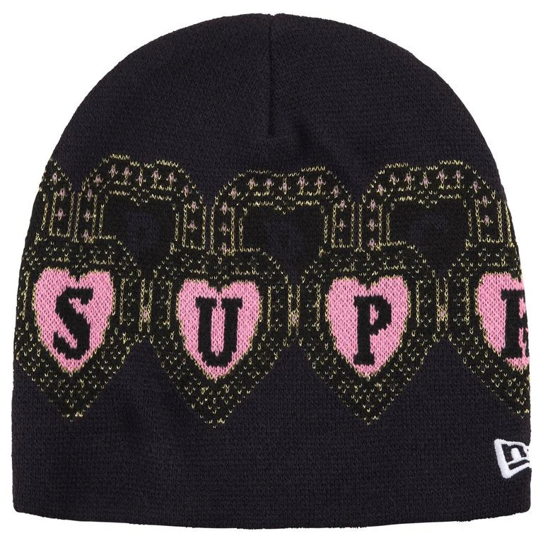 Supreme New Era® Hearts Beanie 'Navy'