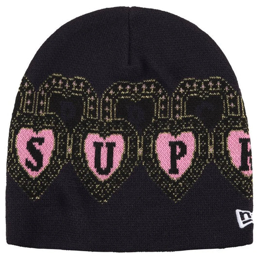 Supreme New Era® Hearts Beanie 'Navy'