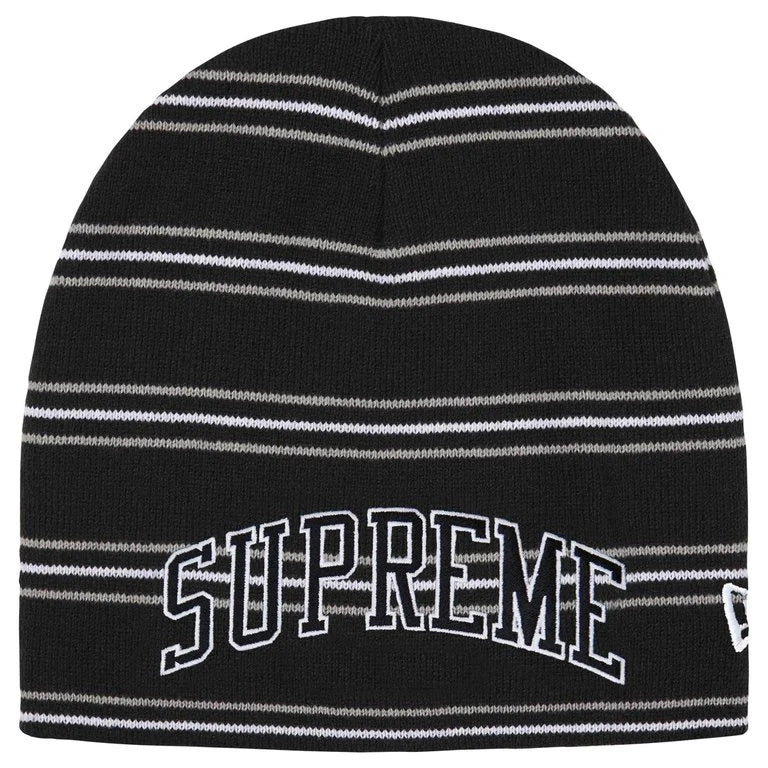 Supreme New Era® Stripe Beanie 'Black'