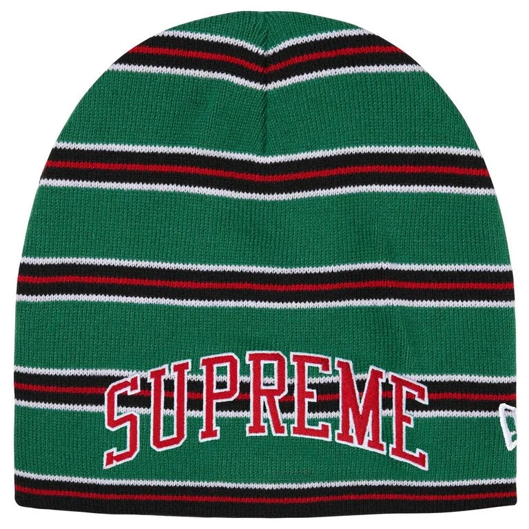 Supreme New Era® Stripe Beanie 'Green'