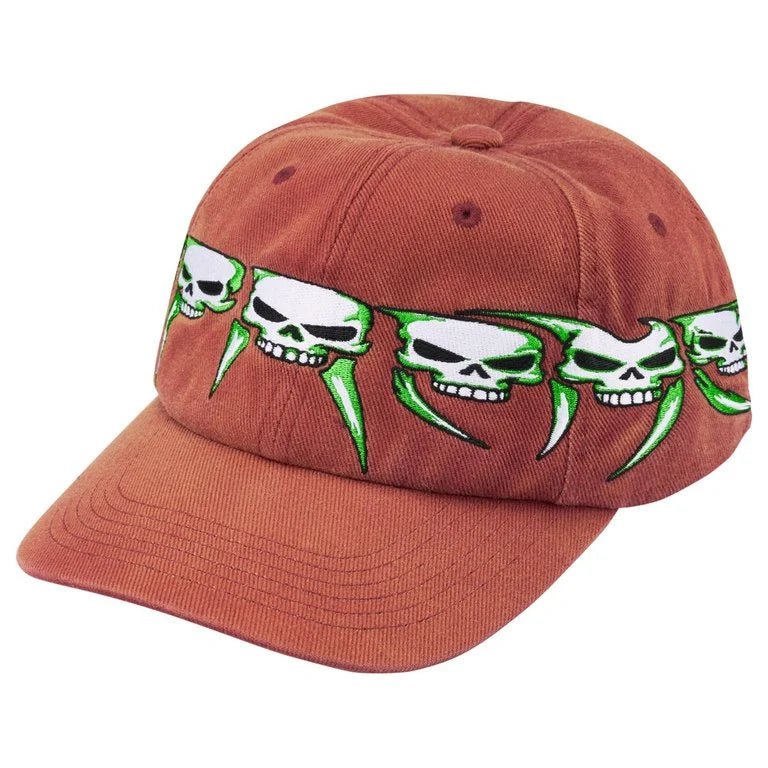Supreme Skulls Spellout 6-Panel 'Rust'