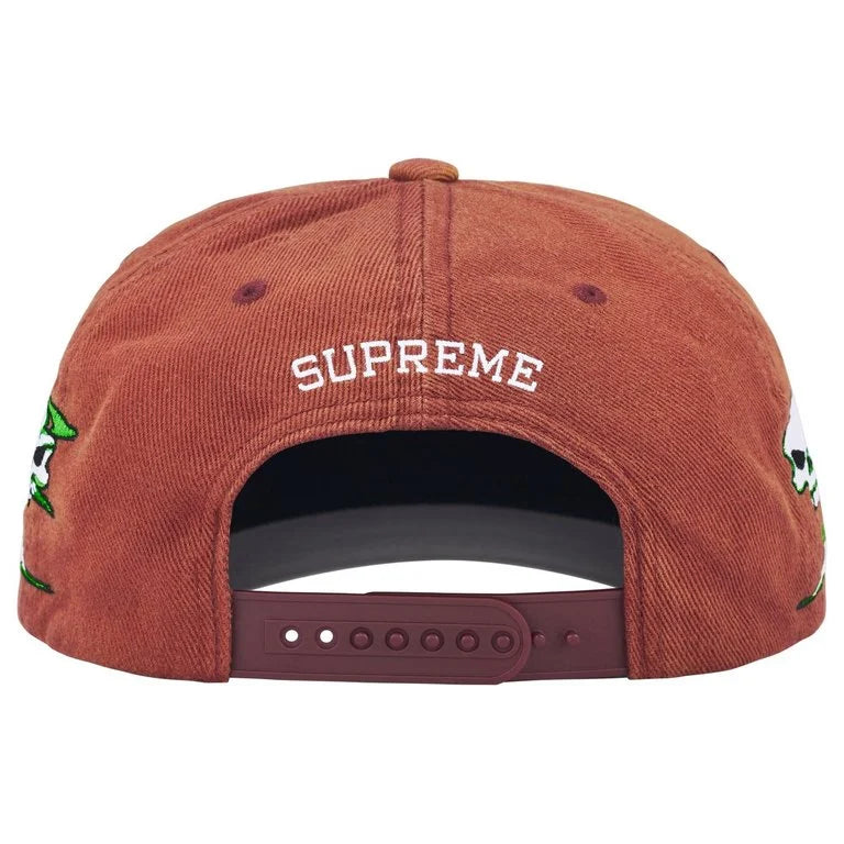 Supreme Skulls Spellout 6-Panel 'Rust'