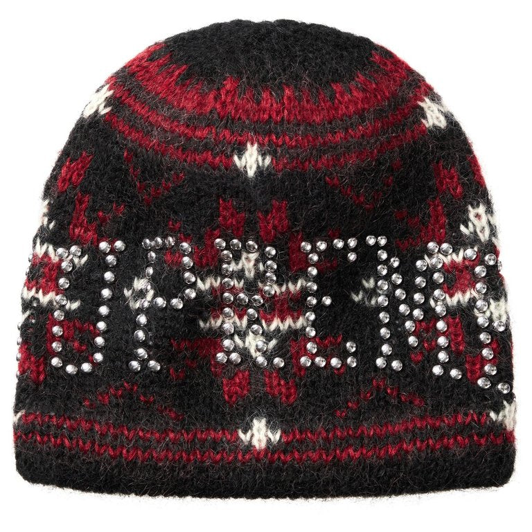Supreme Studded Fair Isle Beanie 'Black'