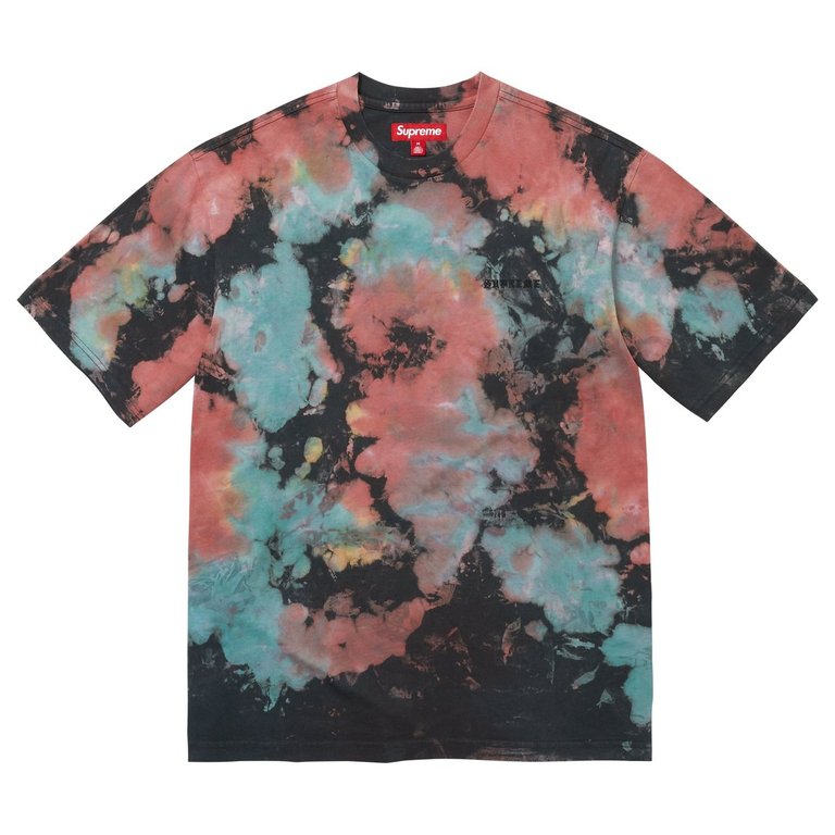 Supreme Washed S/S Top 'Tie Dye' - Large