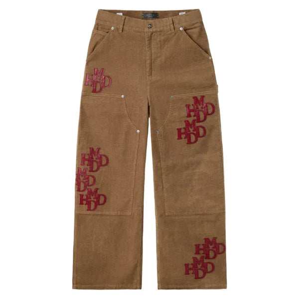 Large - HMDD Patch Wrd Double Knee Pants