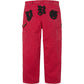 Supreme Old English Canvas Double Knee Painter Pant „Rot“