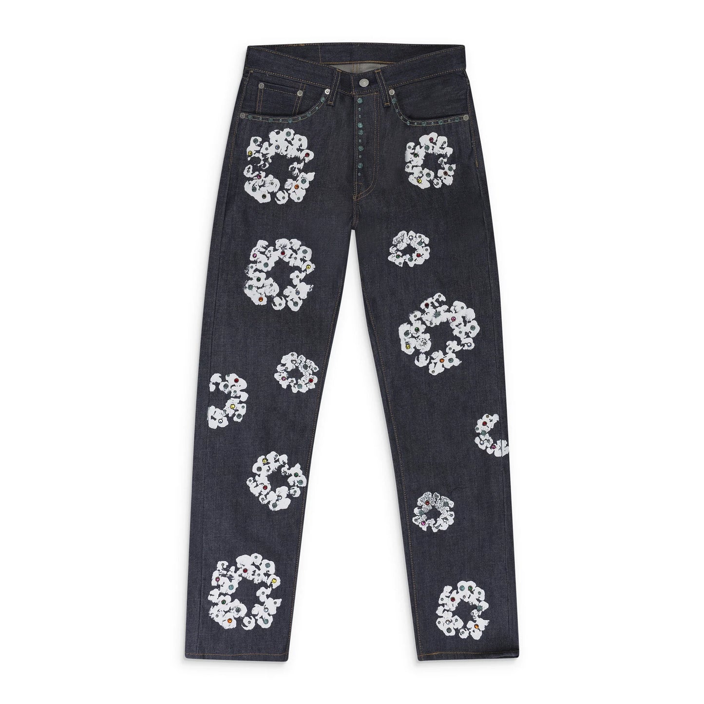 Denim Tears Rhinestone Raw Denim Hose
