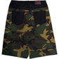 Boredom Kills Camouflage-Shorts mit doppeltem Bund